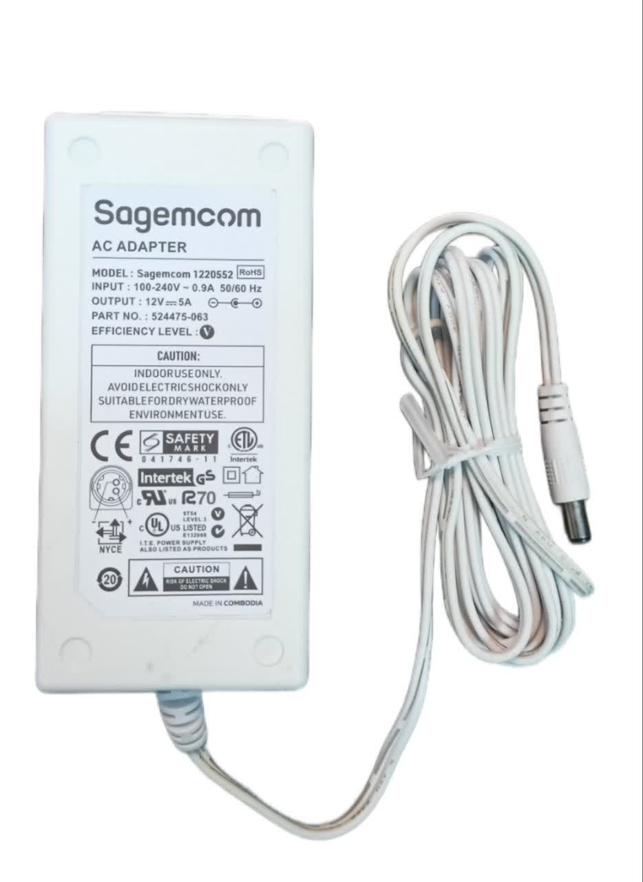 آداپتور 12 ولت 5 آمپر وارداتی SAGEM